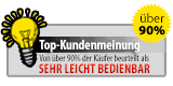 Von über 90% der Käufer als SEHR LEICHT BEDIENBAR beurteilt**