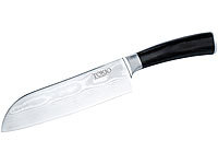 TokioKitchenWare Couteau Santoku grand modèle en acier Damas 67 couches