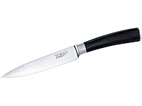 TokioKitchenWare Damast-Kochmesser mit 12,5 cm Klinge; Küchenmesser-Sets Küchenmesser-Sets Küchenmesser-Sets Küchenmesser-Sets 