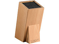 TokioKitchenWare Universal-Messerblock aus Holz mit Borsteneinsatz; Wasserschleifsteine Wasserschleifsteine Wasserschleifsteine Wasserschleifsteine 