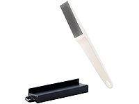 TokioKitchenWare Diamant-Messerschärfer mit Winkelhalter, auch für Keramikmesser; Damast-Santoku-Küchenmesser Damast-Santoku-Küchenmesser Damast-Santoku-Küchenmesser Damast-Santoku-Küchenmesser 