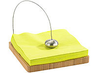 TokioKitchenWare Porte-serviette de table en bambou; Wasserschleifsteine Wasserschleifsteine Wasserschleifsteine 