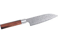 TokioKitchenWare Couteau de cuisine Damas Santoku